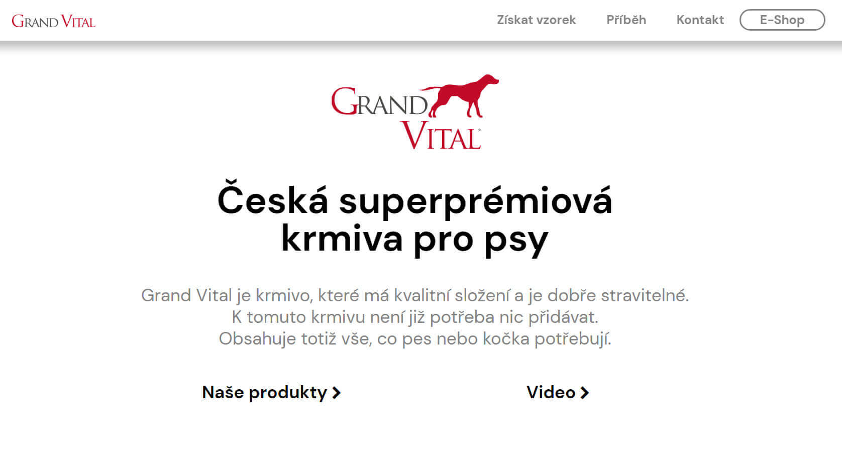 tvorba webových stránek pro grandvital.cz